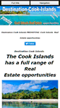 Mobile Screenshot of destination-cook-islands.com